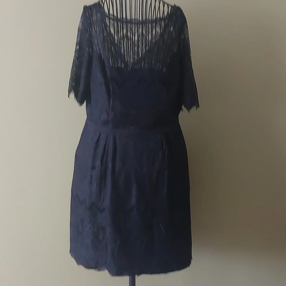 🌟HOST PICK🌟 NINE WEST" size 14, dress, black lace - Picture 3 of 10